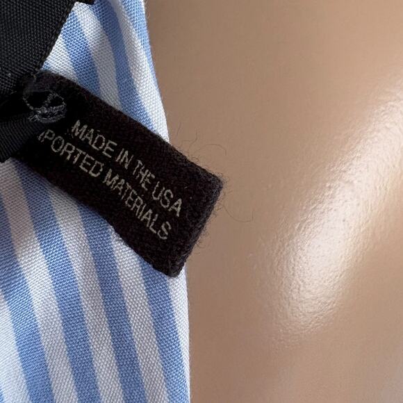 Rag & Bone Stripe Cold Shoulder Dress Minimalist Coastal Preppy Resort Chic S - Picture 8 of 9